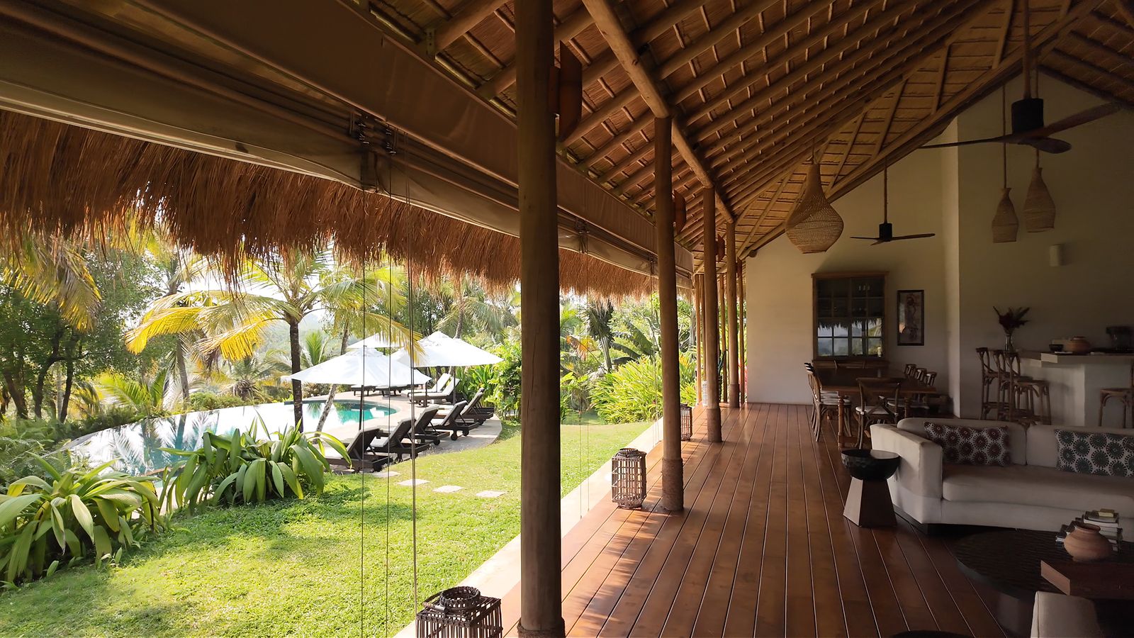 Luxury cabana at Tekanda Lodge