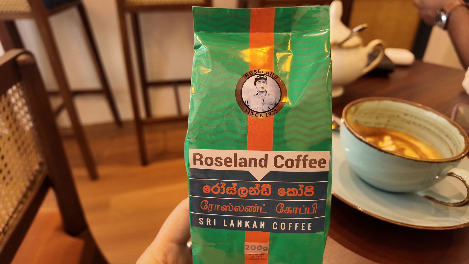 Roseland's unique coffee blend based on mother's recipe